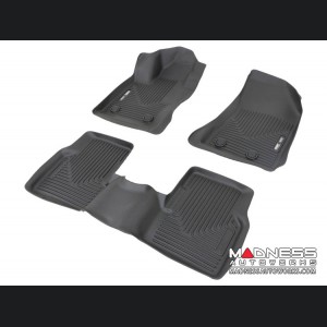 Jeep Compass Floor Liners (set of 3) - Front and Rear - Black by Husky Liners